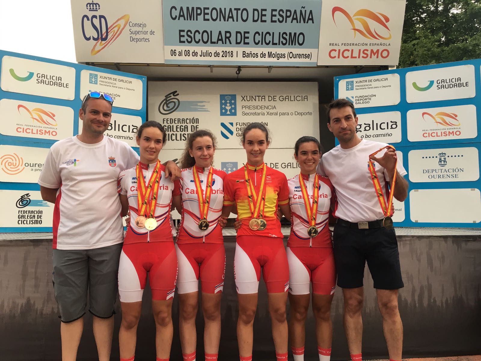 EXCELENTE ACTUACIÓN DE LOS ESCOLARES CÁNTABROS EN ORENSE