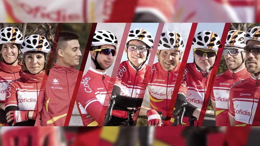 El-equipo-Cofidis-de-Promesas-Paralimpicas-de-Ciclismo-2019-en-marcha