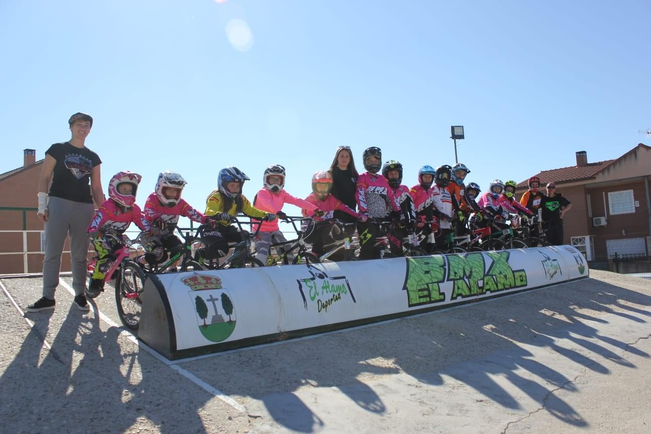 Gran éxito en la primera Convivencia del BMX femenino madrileño en El Álamo