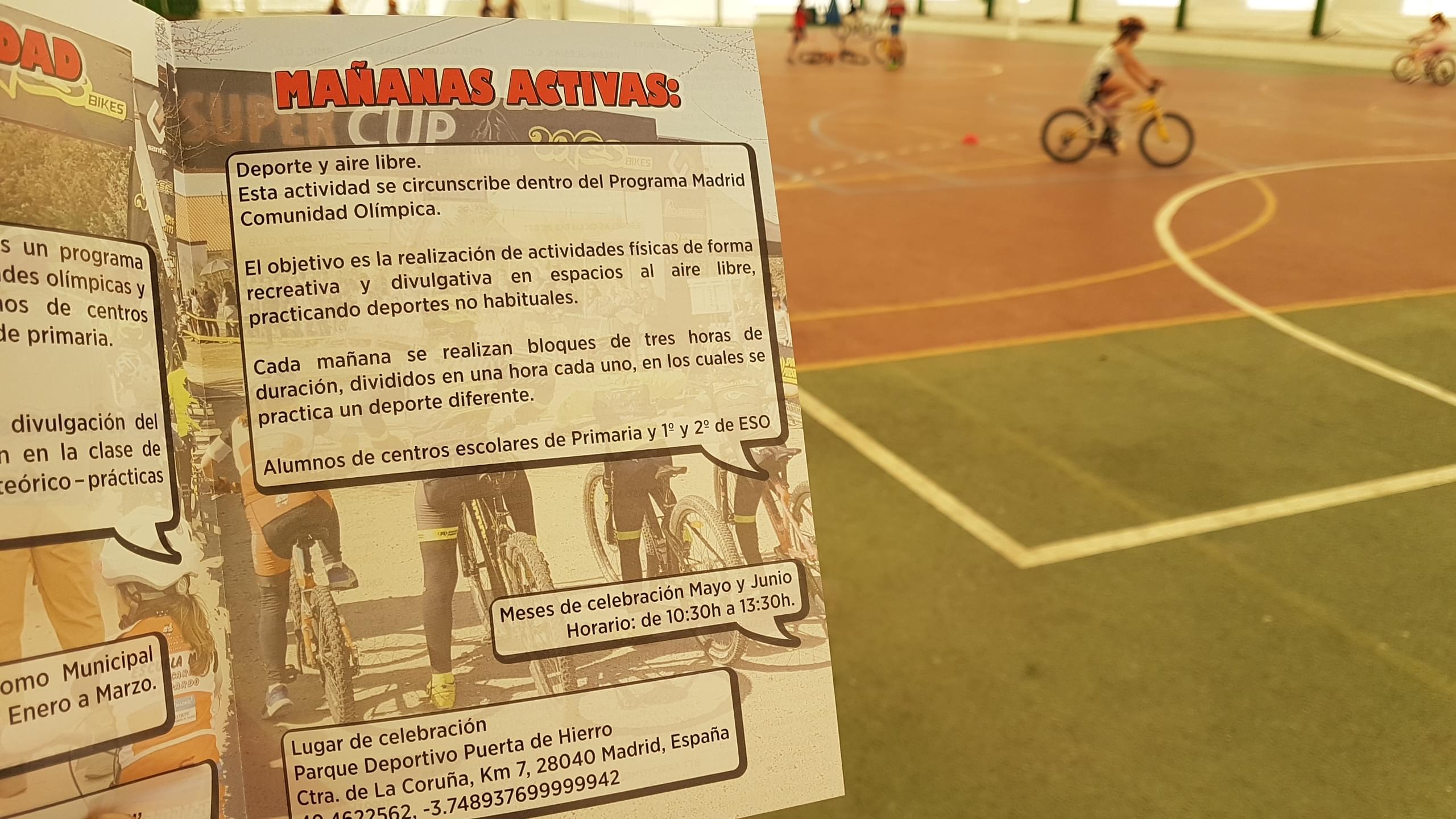La FMC desarrolla el programa deportivo Mañanas Activas de la Comunidad de Madrid