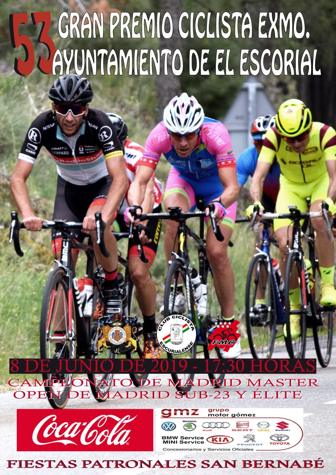 Los mejores ciclistas Máster disputan el Campeonato de Madrid en El Escorial (ACTUALIZADA)