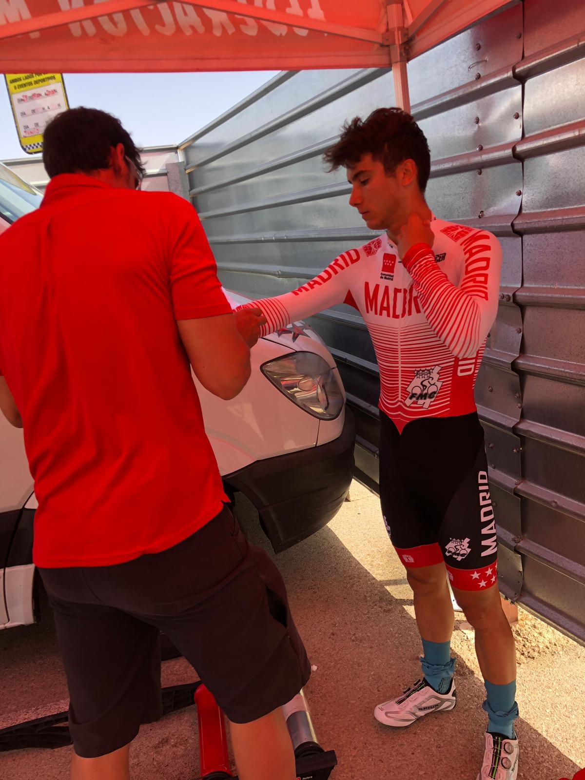 Top ten de Rodrigo Alonso en la crono sub 23 de los Campeonatos de España de ruta