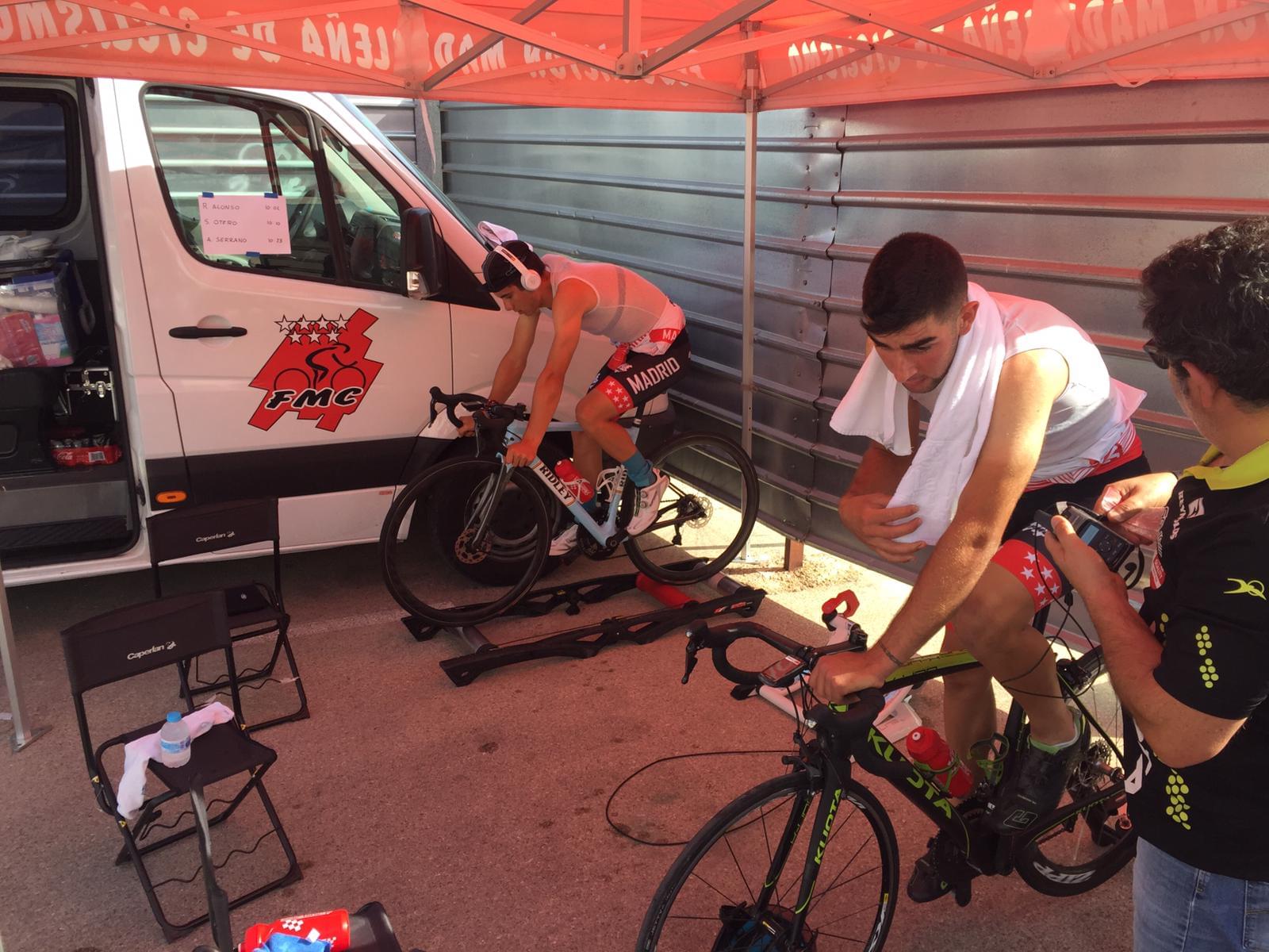 Top ten de Rodrigo Alonso en la crono sub 23 de los Campeonatos de España de ruta