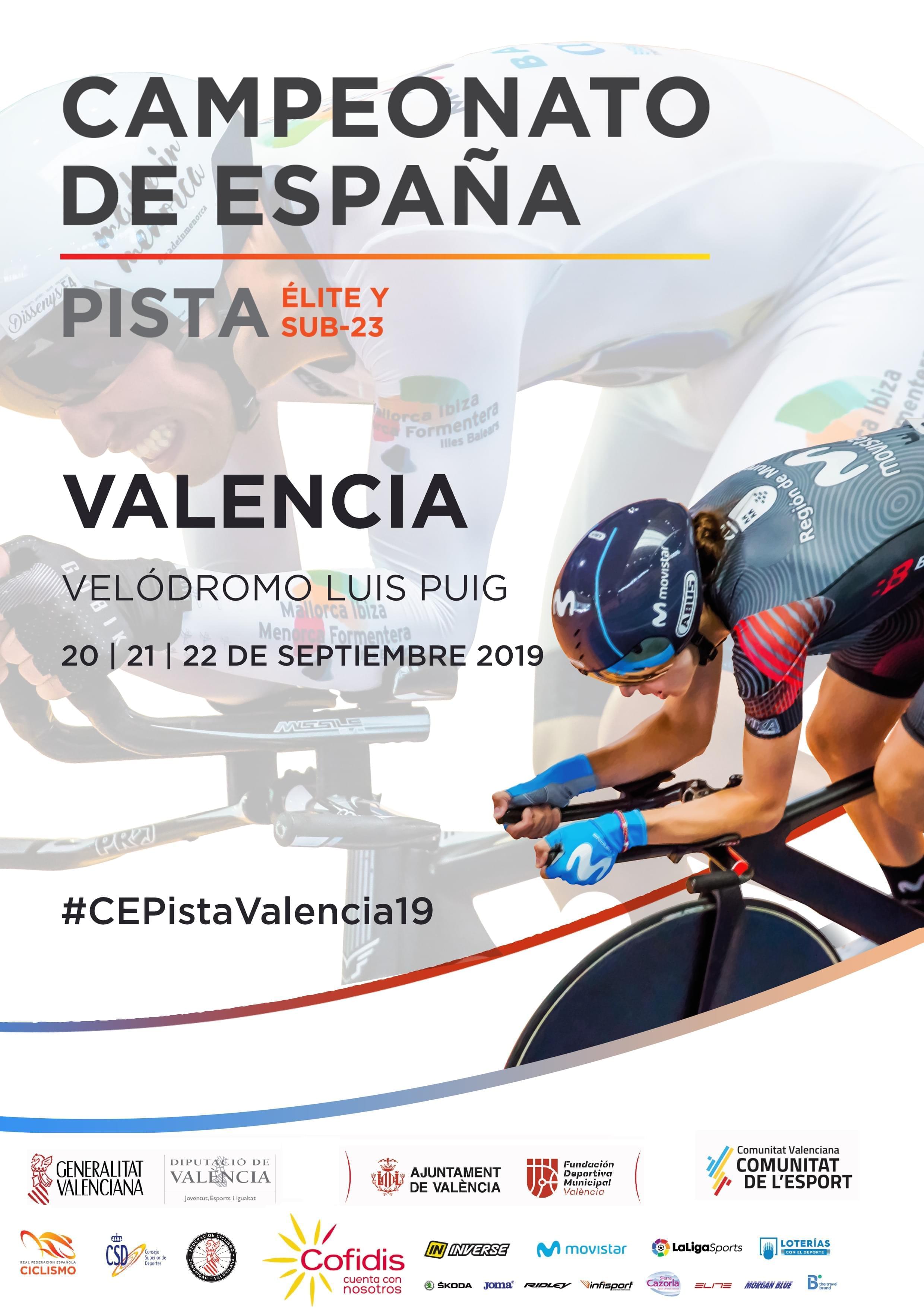 Cuatro madrileños en Valencia listos para los Campeonatos de España de pista elite  y sub 23