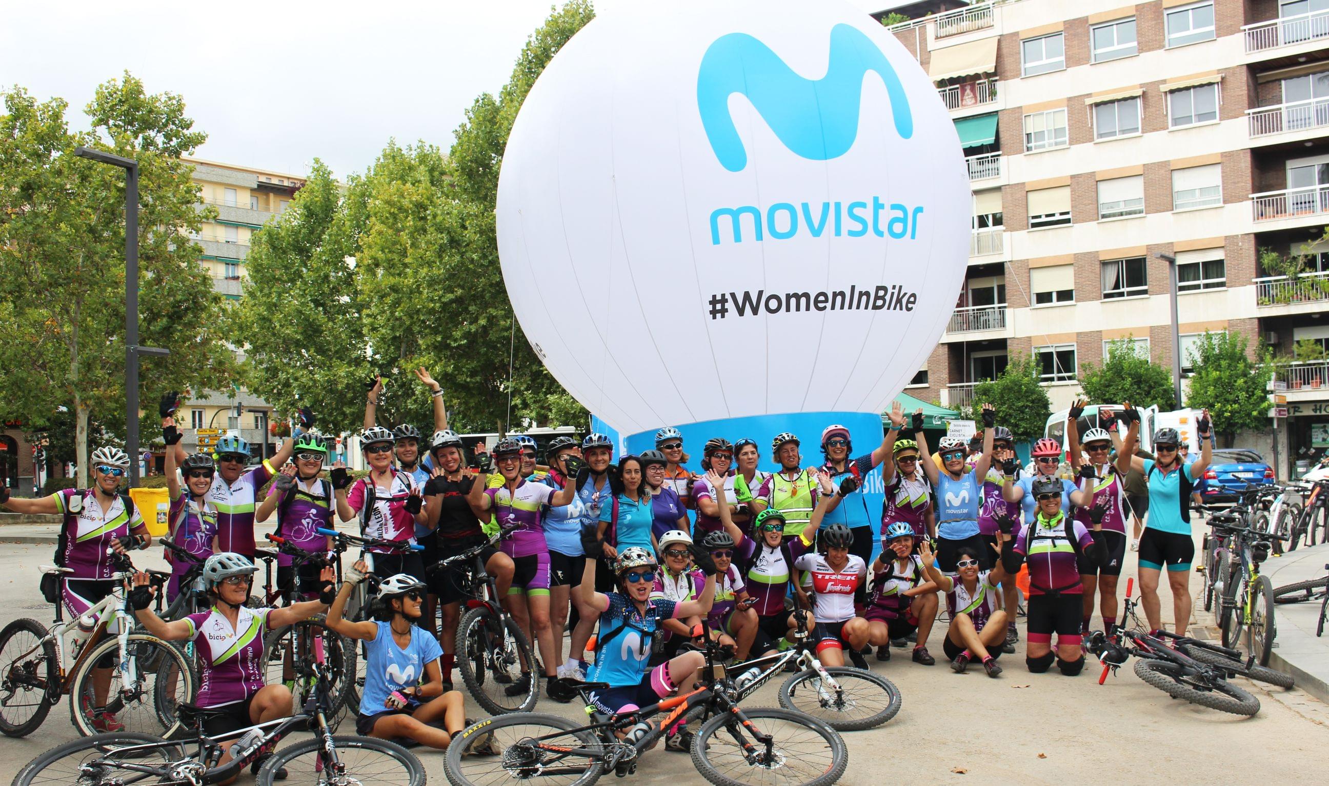 El movimiento Women In Bike vive un rotundo éxito en Granada