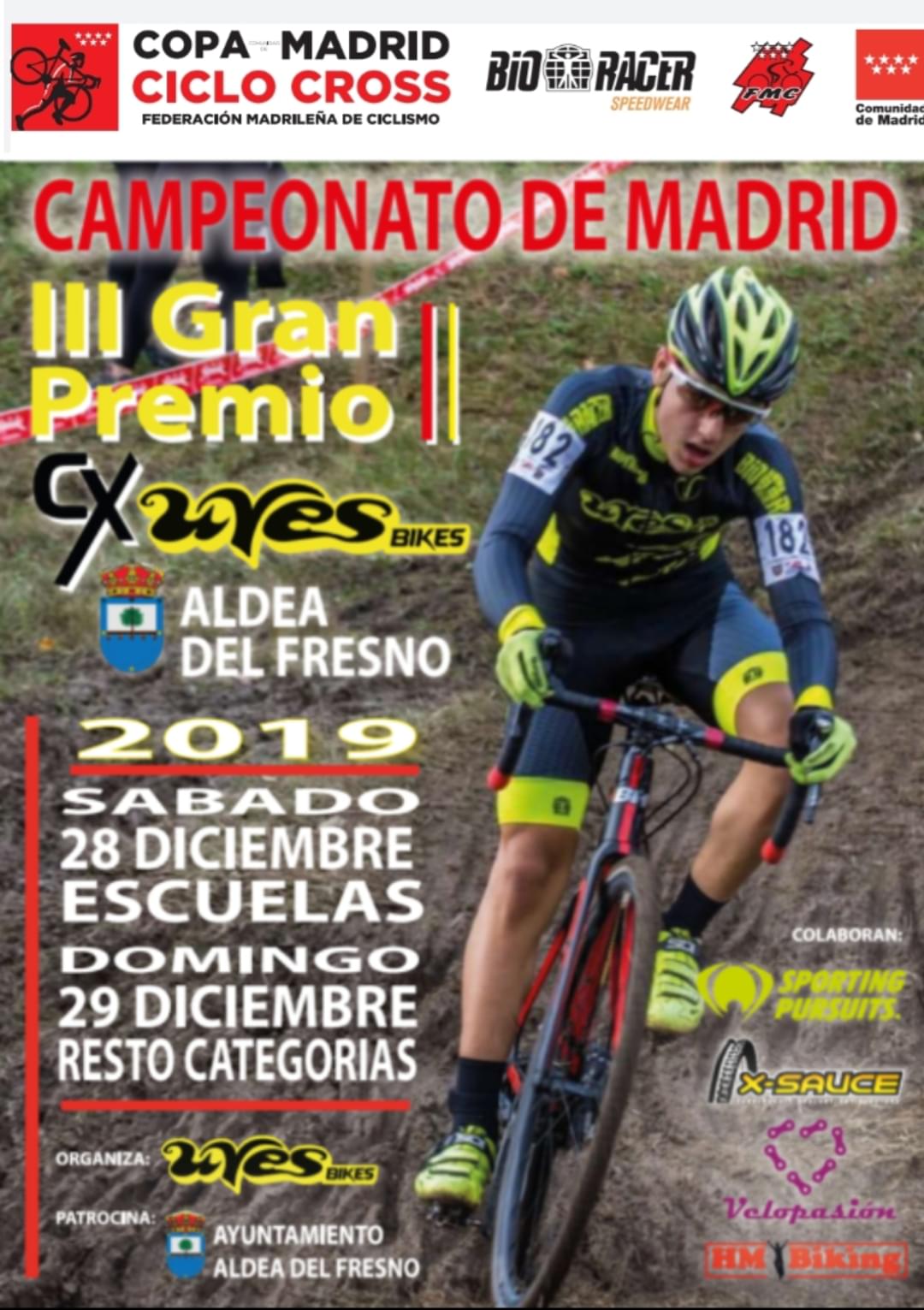 Aldea del Fresno, sede de los Campeonatos de Madrid de ciclocross el 28 y 29 de Diciembre