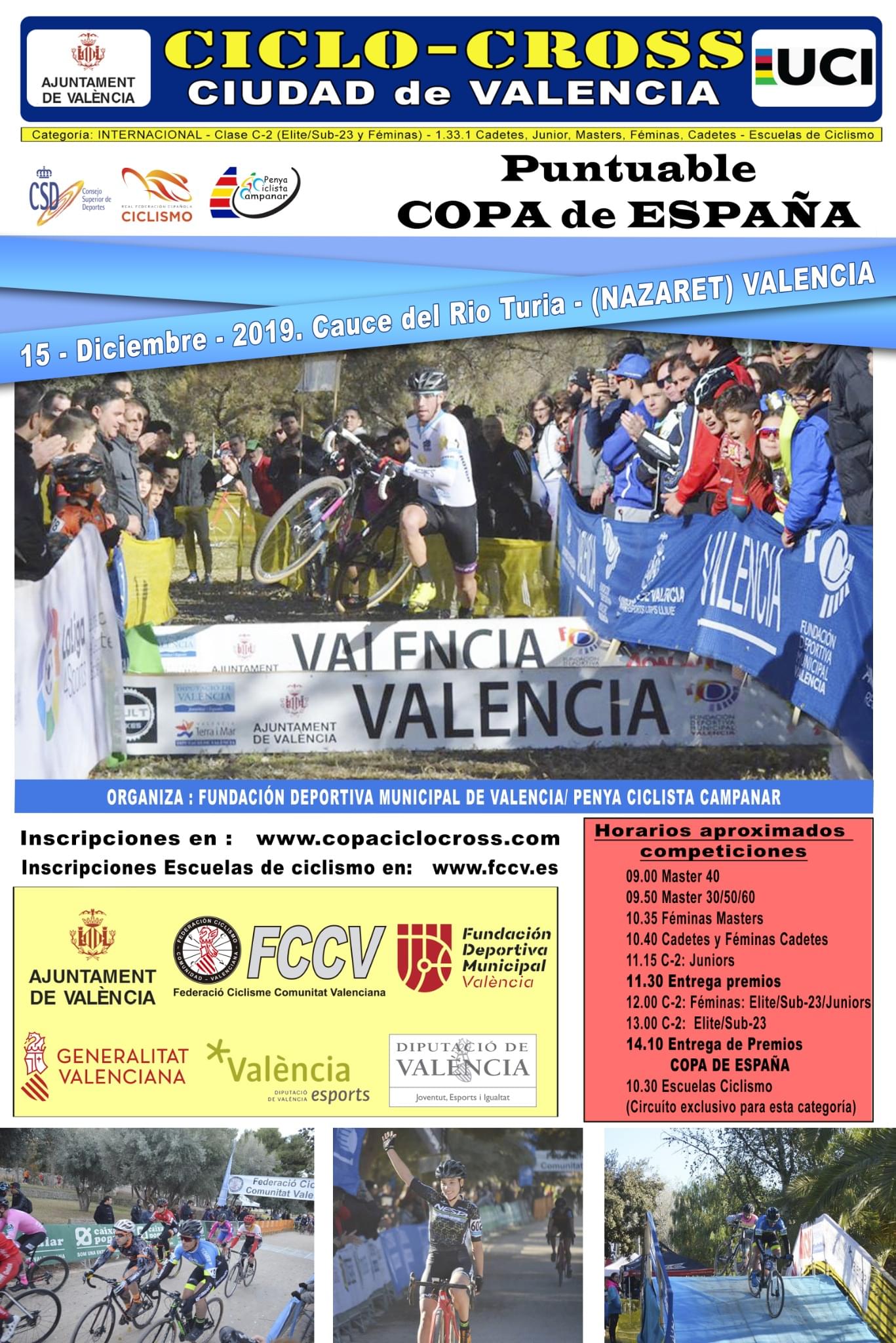 Valencia echa el cierre a la Copa de España de Ciclocross 2019