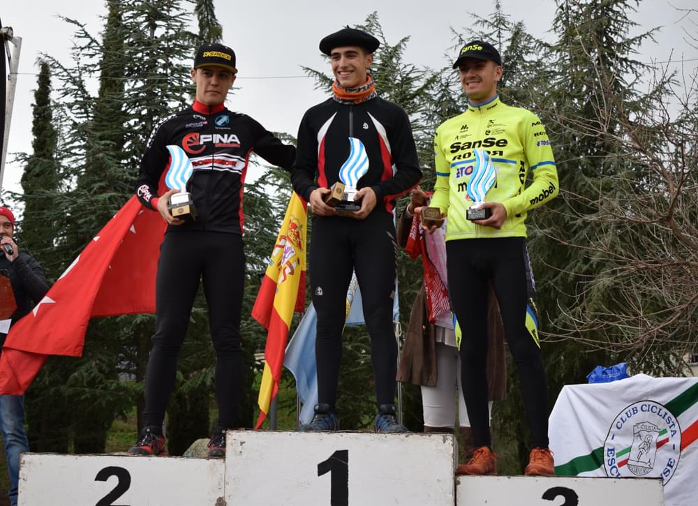 Nadia Lozano y Carlos Hernández, triunfadores en el ciclocross de El Escorial