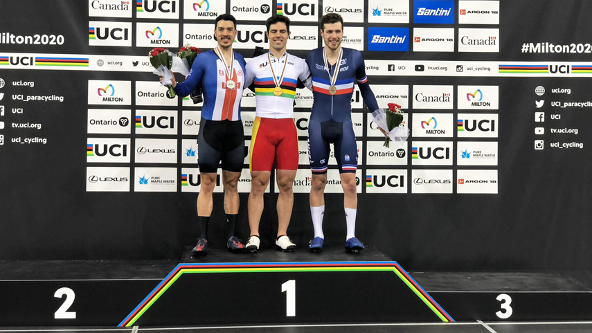 3-medallas-para-la-Seleccion-Espanola-de-ciclismo-adaptado-en-pista-en-la-1-jornada-del-Mundial