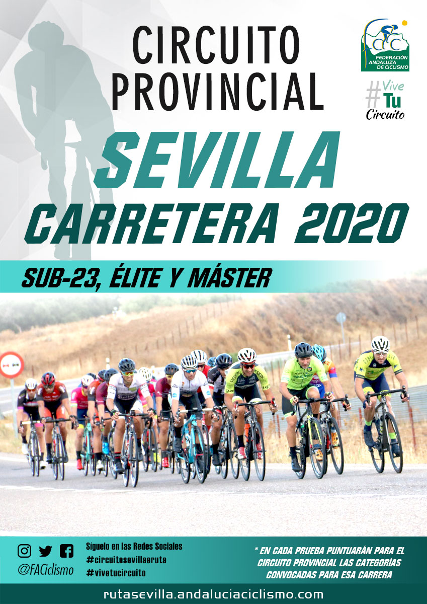 Fechas de los Circuitos Provinciales de Sevilla Carretera 2020
