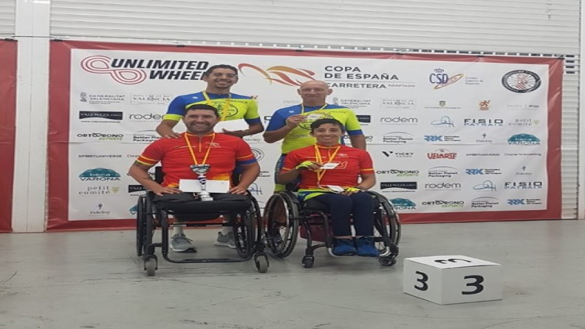 Triunfo-parcial-para-Luis-arcega-e-Mila-Lopez-sentenza-a-Copa-de-Espana-de-Ciclismo-Adaptado-en-Cheste-