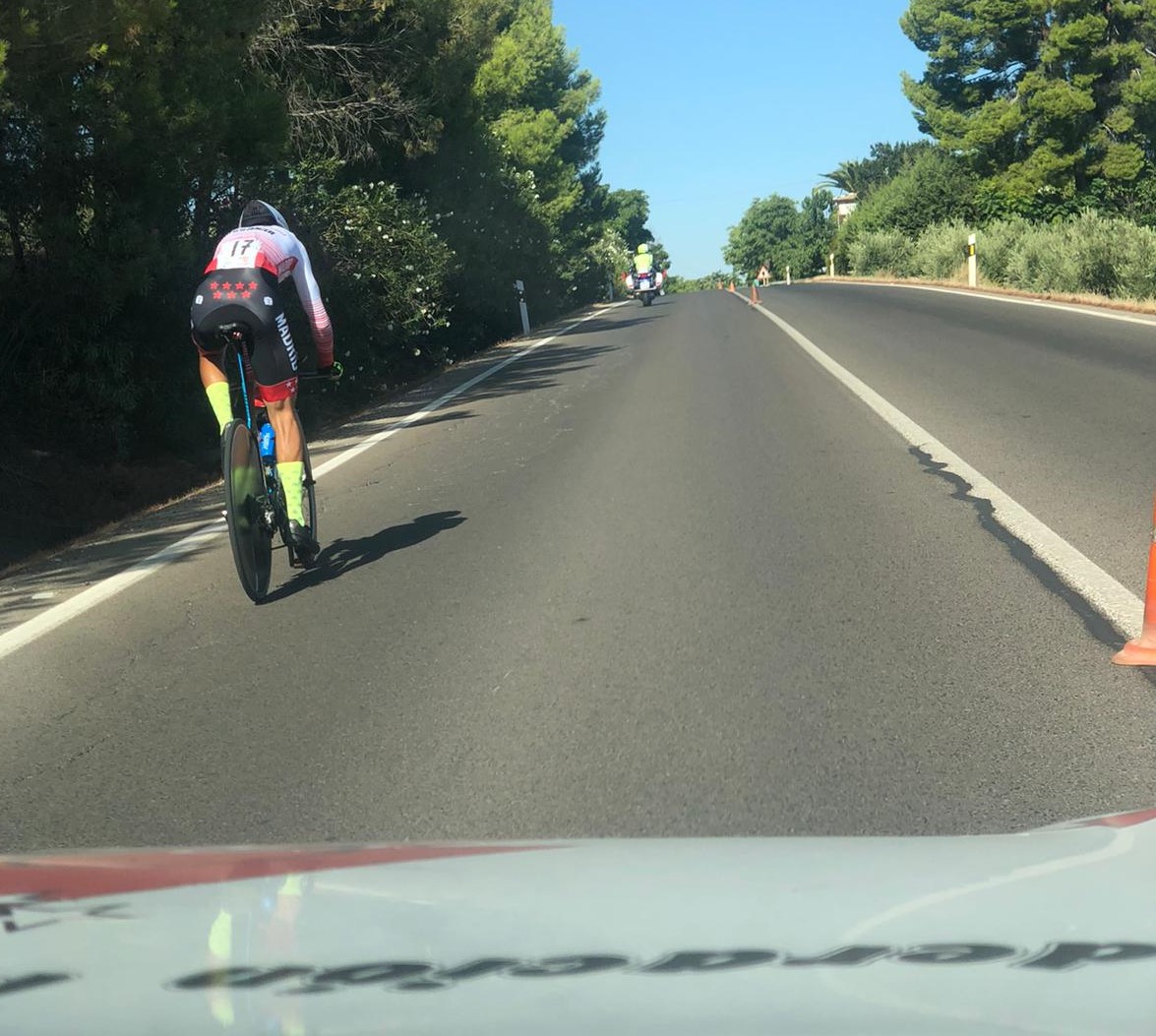 Raúl García Pierna, flamante campeón de España de crono sub23 en Jaén (ACTUALIZADA)