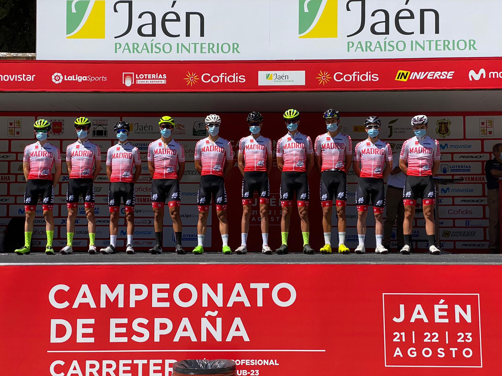 Gran papel de la Selección Madrileña sub23 masculina en la prueba en línea de los Nacionales de Jaén (ACTUALIZADA)