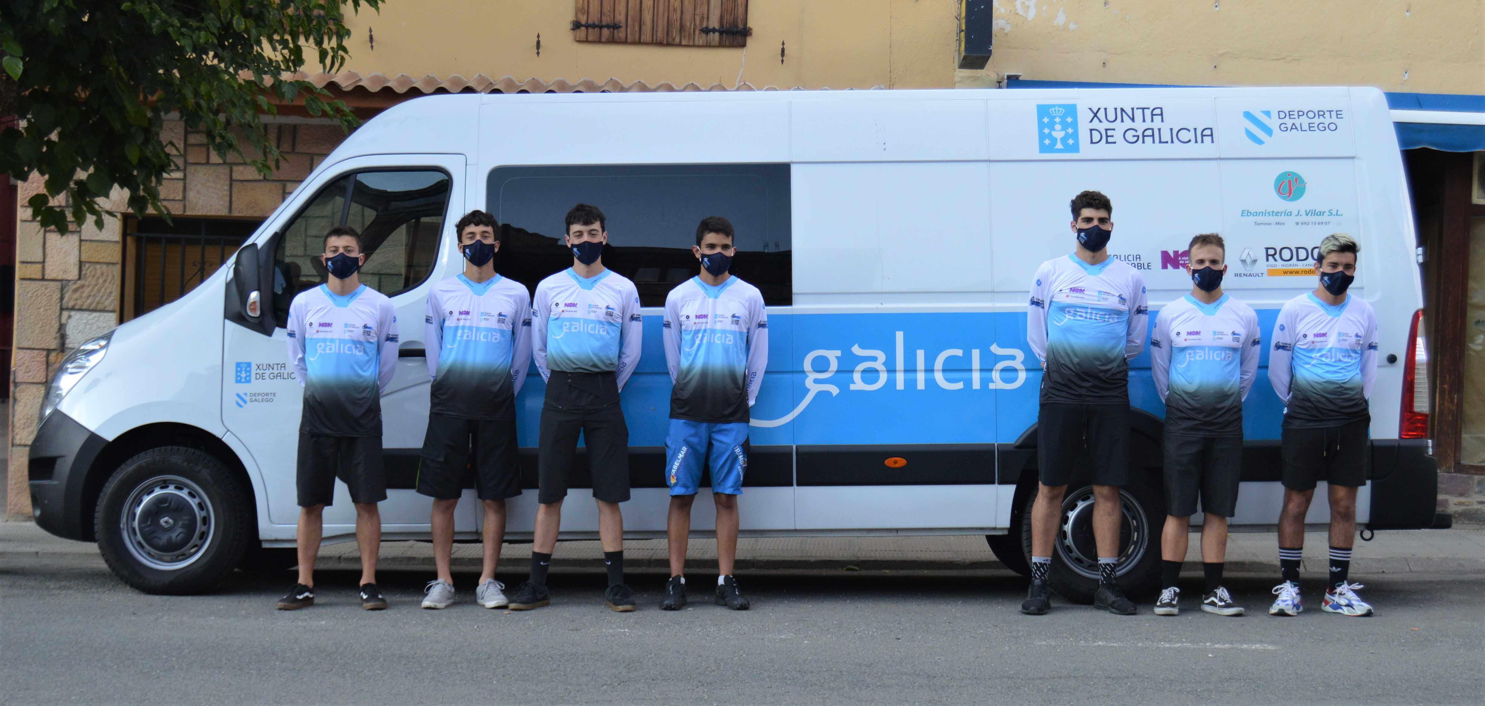 Sete riders compiten coas cores de Galicia este domingo no Campionato de España de Enduro