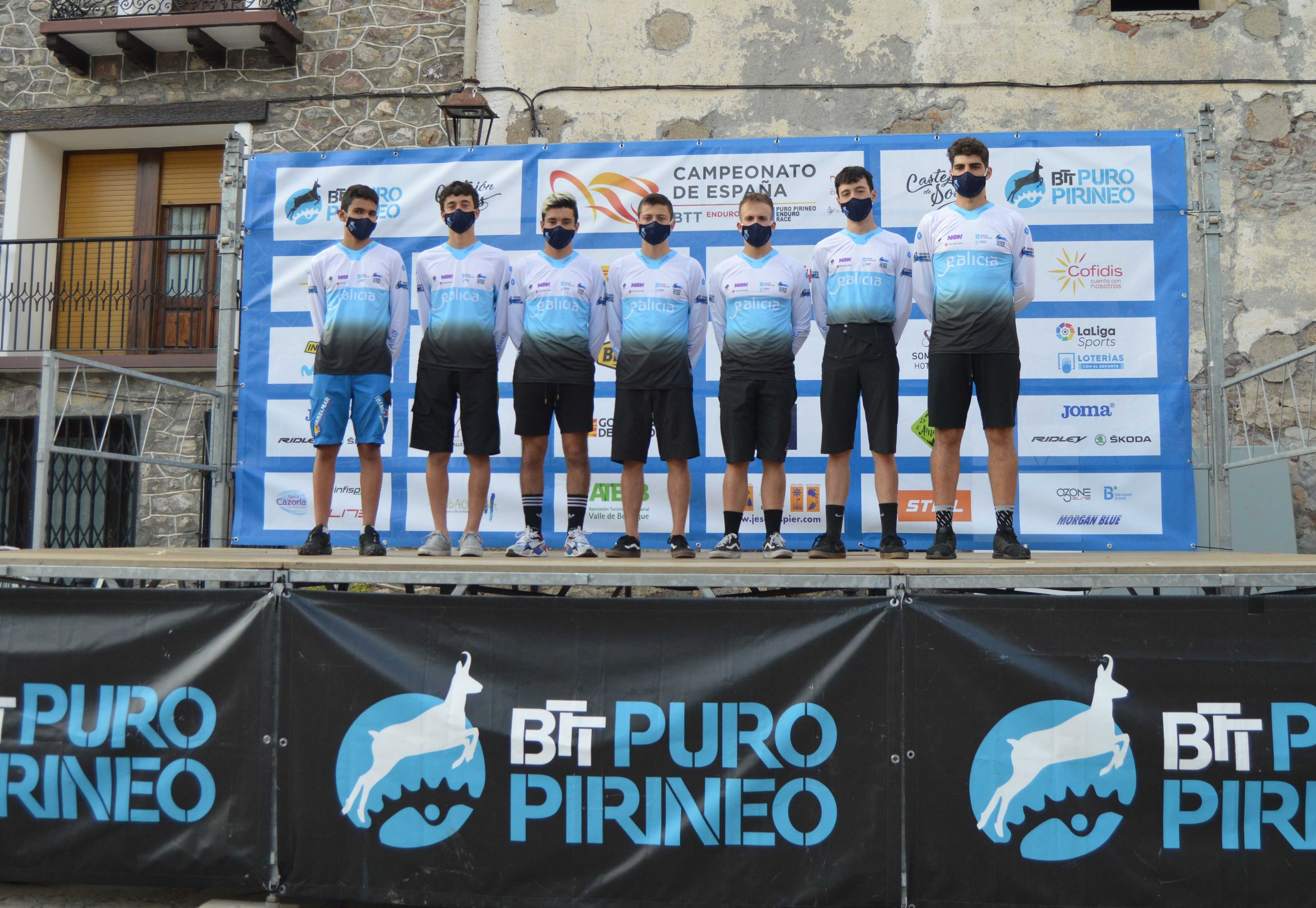 Sete riders compiten coas cores de Galicia este domingo no Campionato de España de Enduro