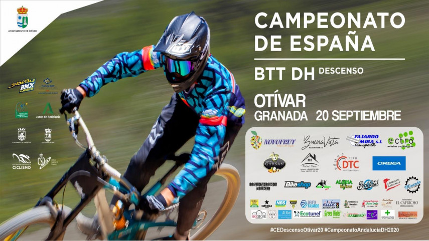 Otívar (Granada), preparada para celebrar el Campeonato de España de BTT DHI