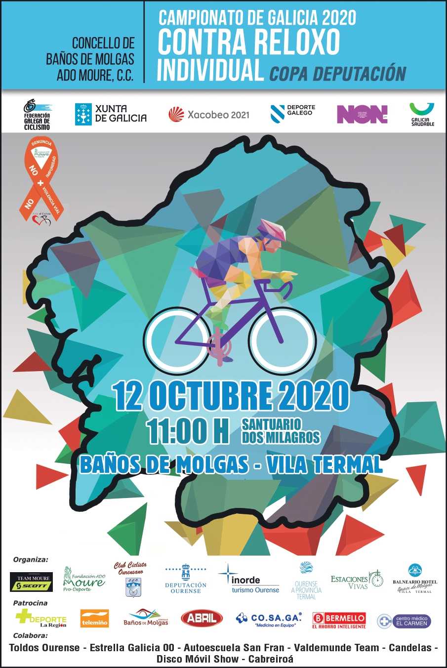 O Campionato de Galicia de CRI celebrarase o 12 de outubro en Baños de Molgas