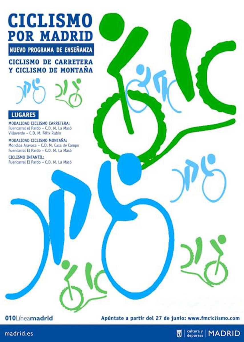 Toda la información para inscribirte en el Programa Ciclismo por Madrid 2020-2021