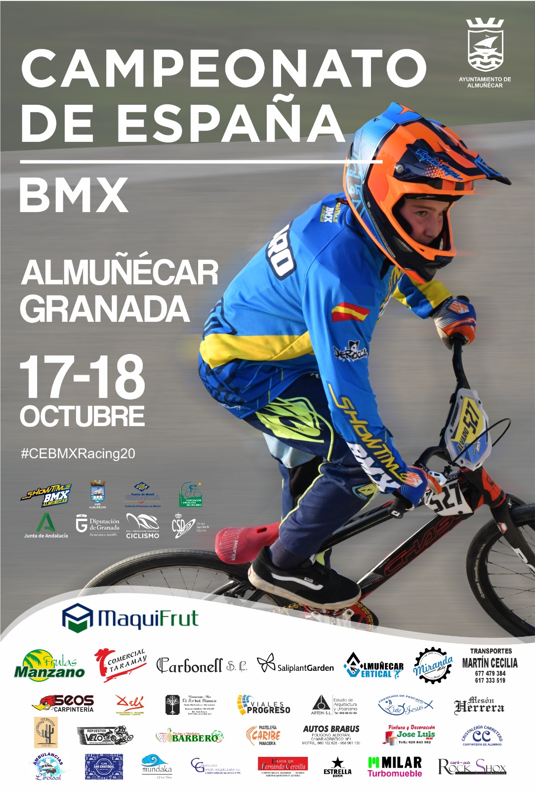 Máximas expectativas para la Selección Madrileña de BMX en los Nacionales de Almuñécar