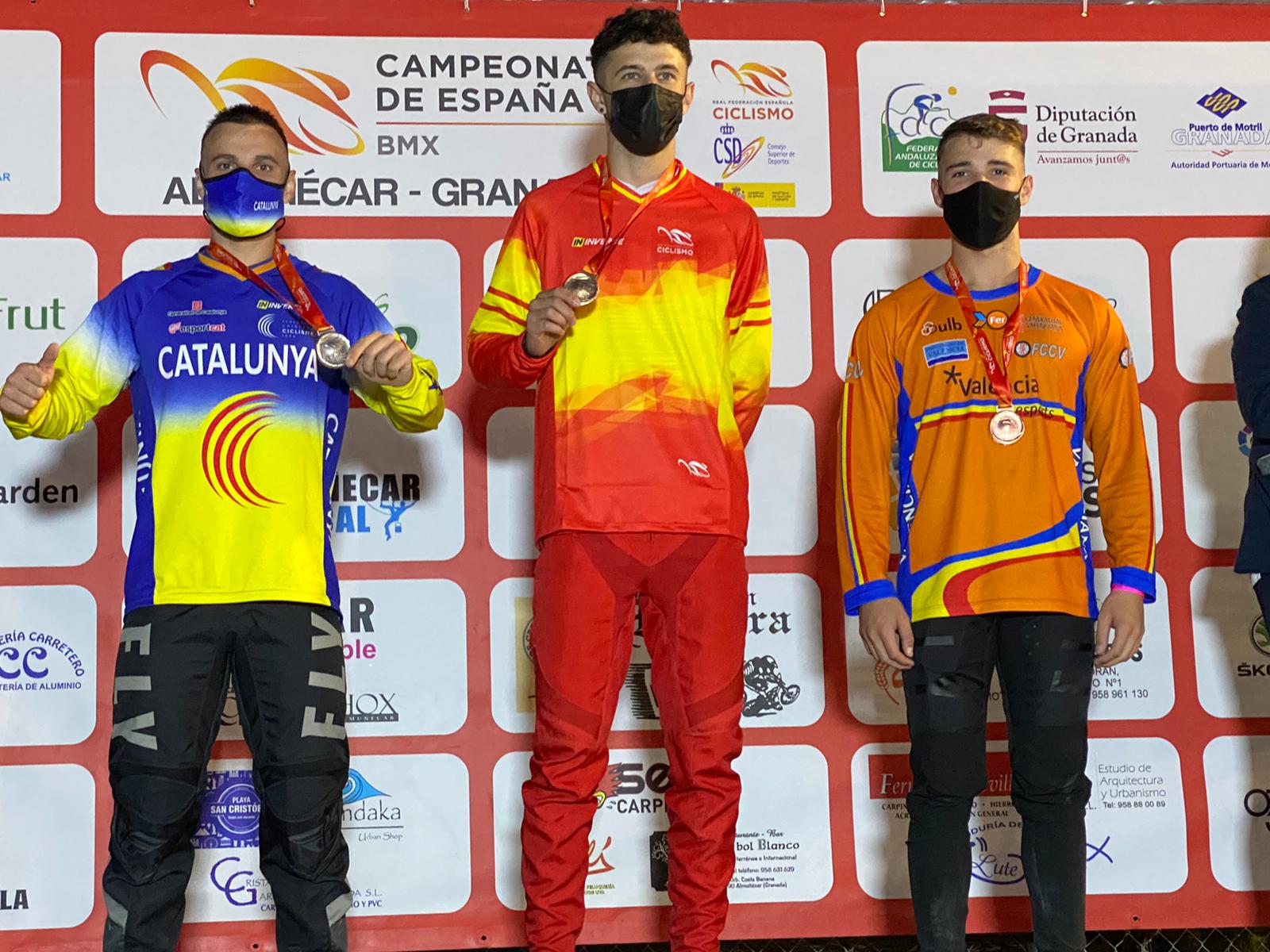 Tres medallas para la Selección Madrileña de BMX en los Nacionales de Almuñécar