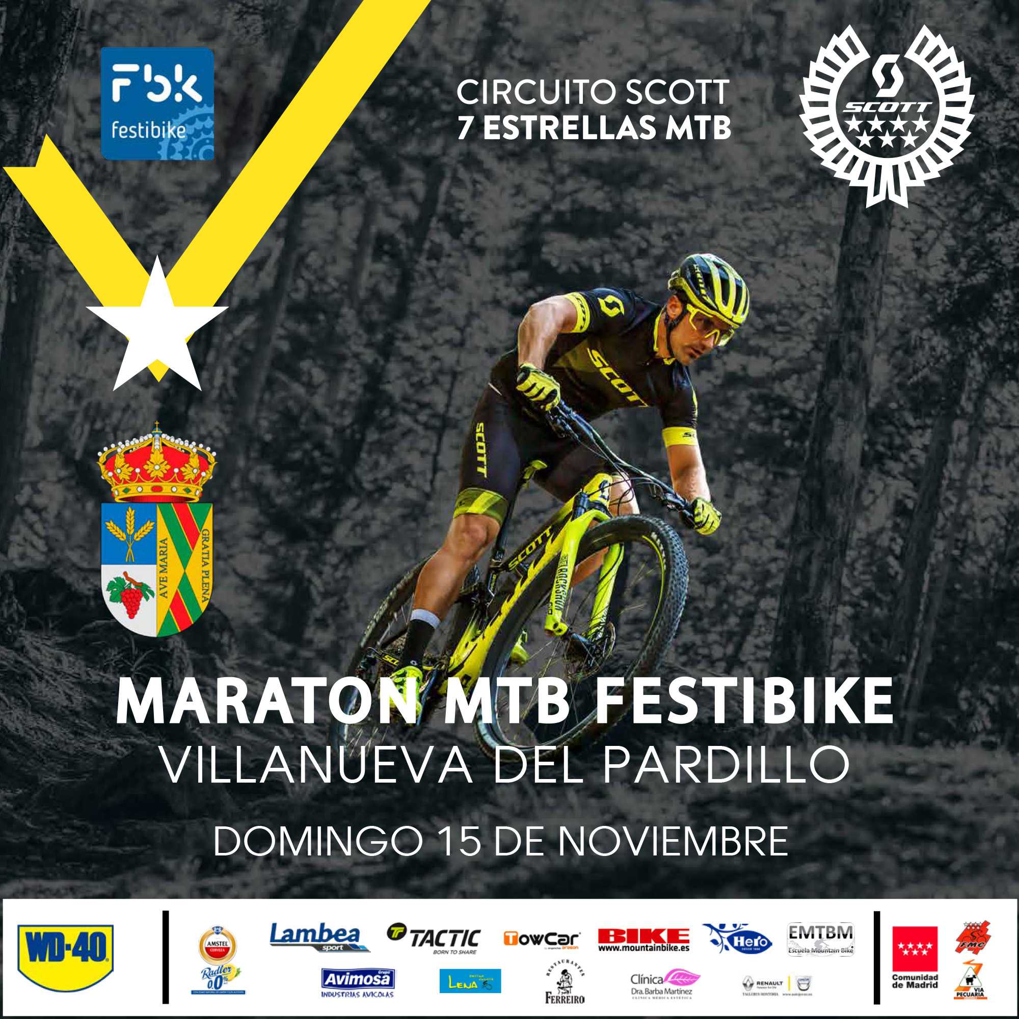 Villanueva del Pardillo acoge este 15 de Noviembre el Maratón BTT Festibike