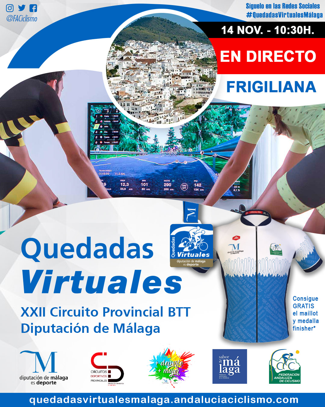 Frigiliana vivirá el primer directo de las ‘Quedadas Virtuales Diputación de Málaga’