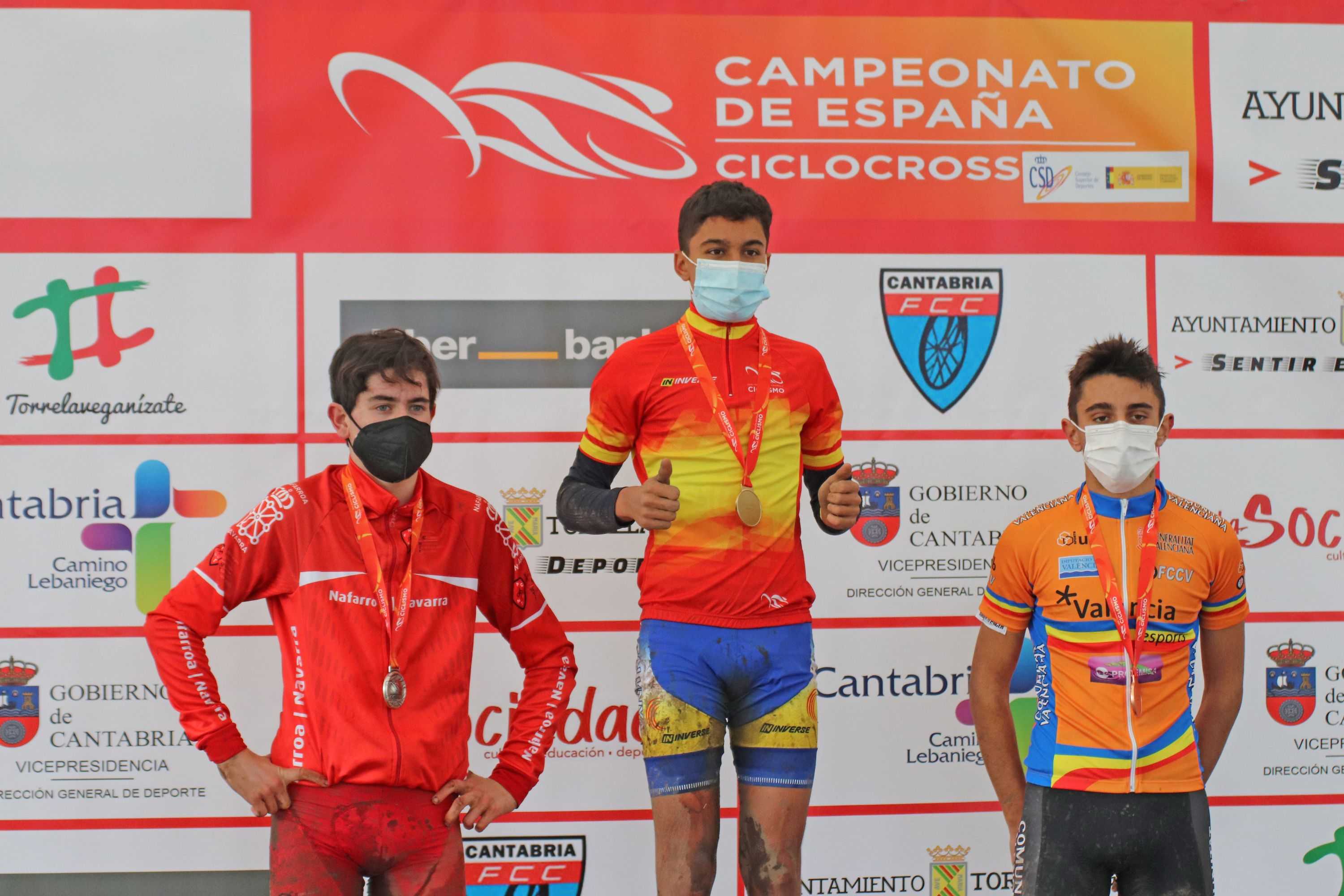 Cataluña y Galicia, grandes triunfadoras de la 1ª jornada del nacional de ciclocross 2021