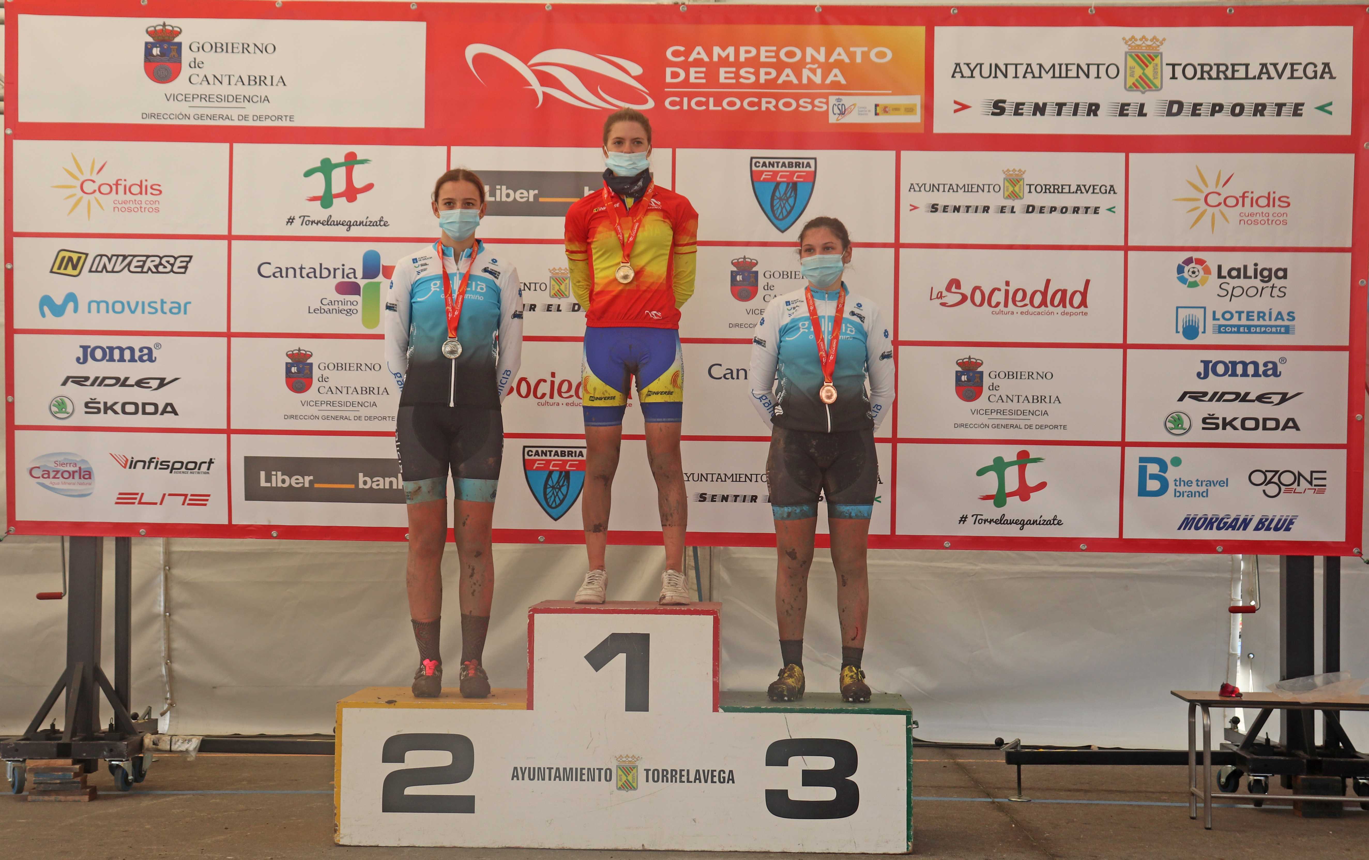 O ciclocrós galego cólgase seis medallas na apertura do Campionato de España