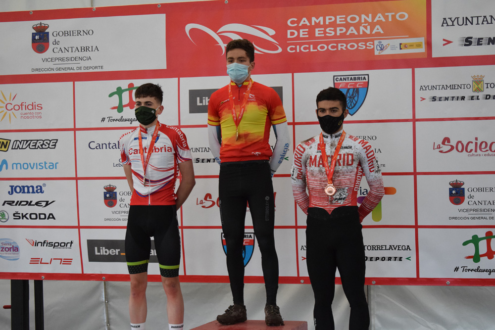 Rubén Sánchez logra que la Selección Madrileña de ciclocross regrese al podio de unos Nacionales dos años después (ACTUALIZADA)