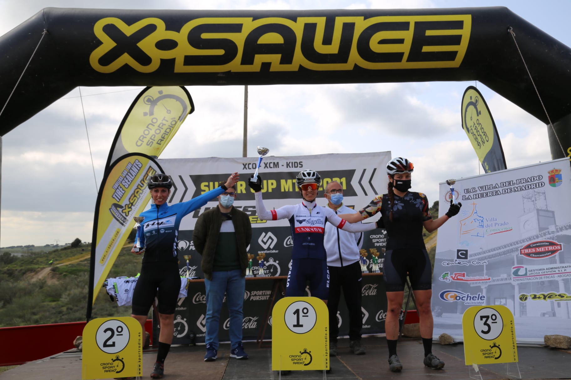 Villa del Prado trajo los  triunfos de Josefina Casadey y Marcos García en el segundo asalto de la Super Cup MTB XCO