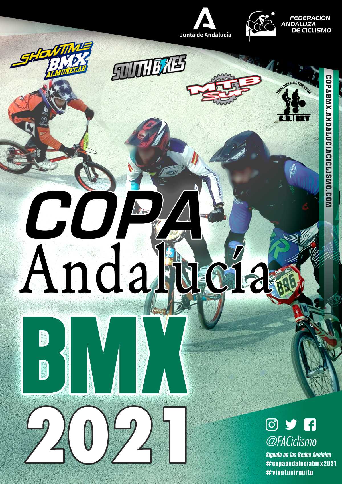 Confirmadas las sedes y fechas para el Campeonato de Andalucía y la Copa de BMX 2021