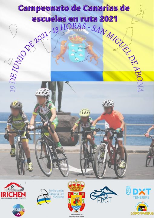 El Campeonato de Canarias de Escuelas de Ruta el 19 de junio en Tenerife
