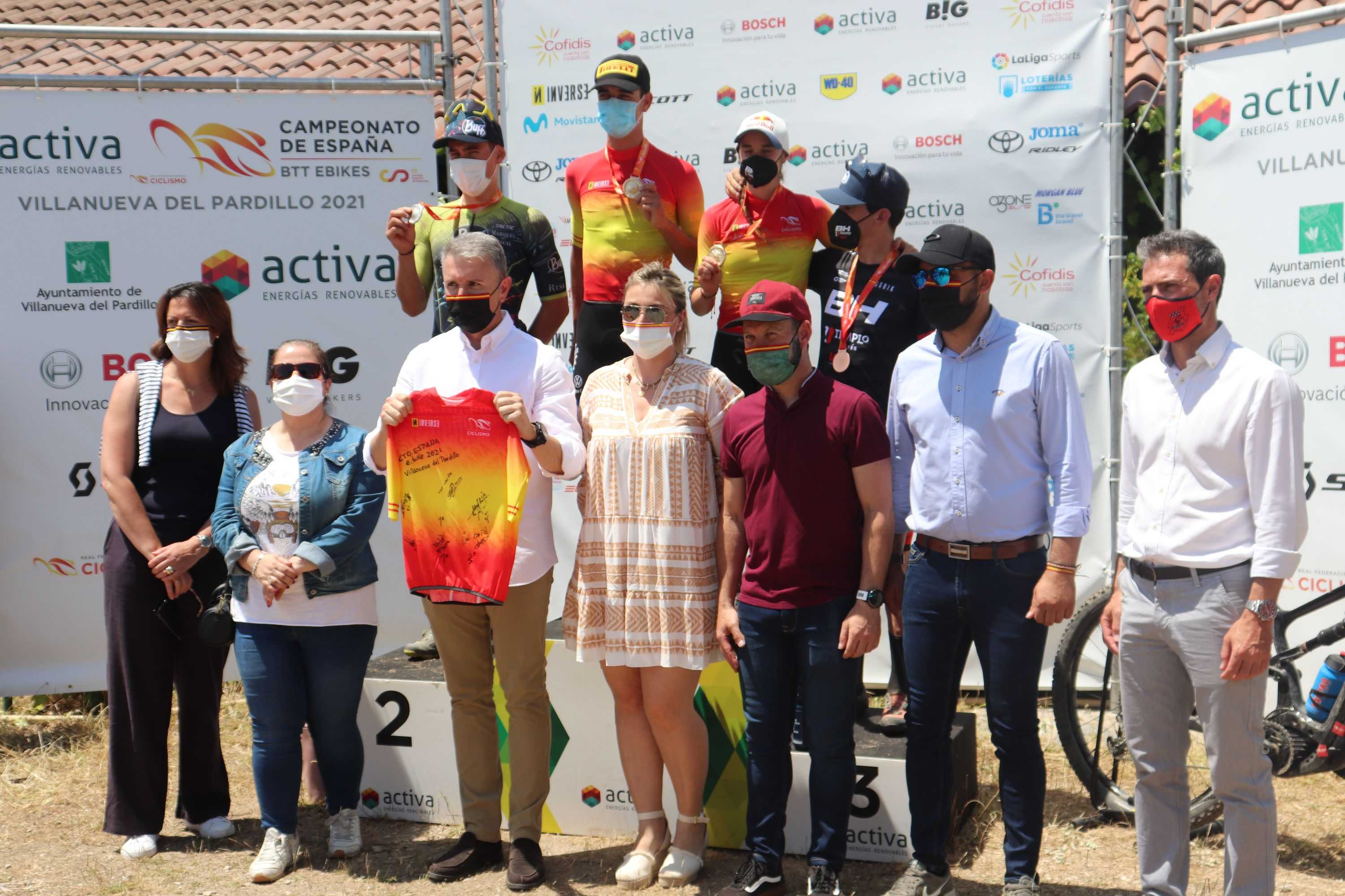 Mingorance y García, primeros campeones de España de BTT E-Bikes