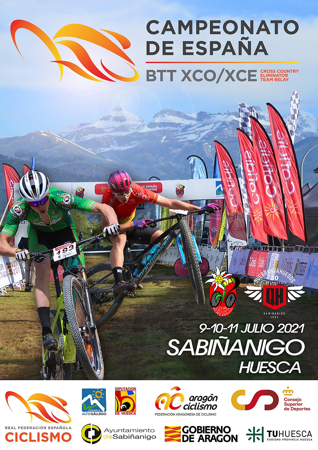 Disponible el programa de competición de los Campeonatos de España de BTT XCO/XCE y Team Relay