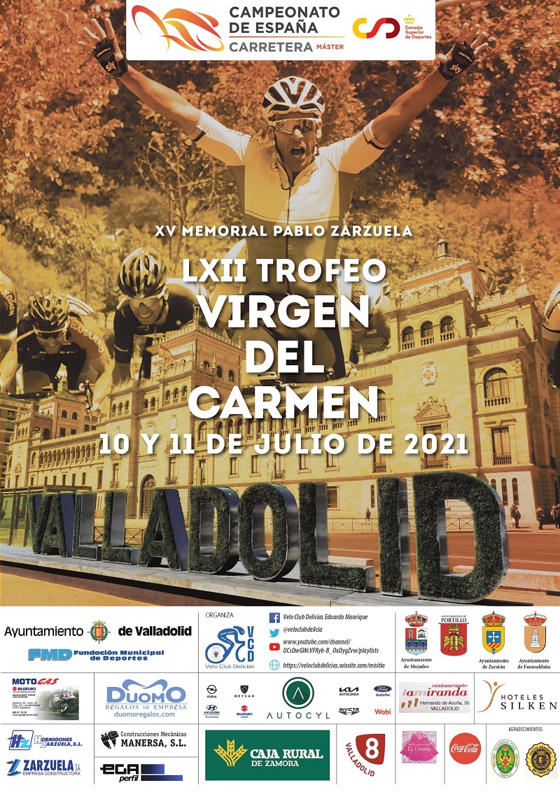 Los Campeonatos de España máster de ruta se dilucidan este fin de semana en Valladolid