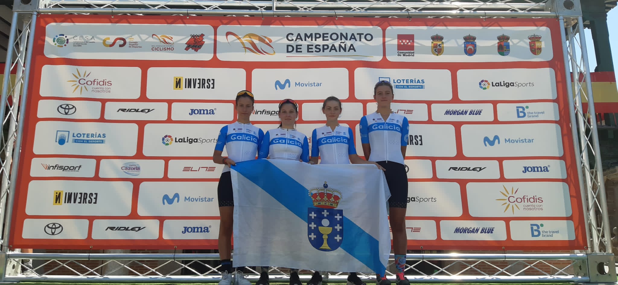 Galicia pecha cunha prata e un bronce femininos no BTT os campionatos de España escolares