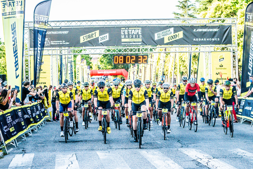 Celebrada con éxito en Villanueva del Pardillo L´Étape Madrid by Tour de France