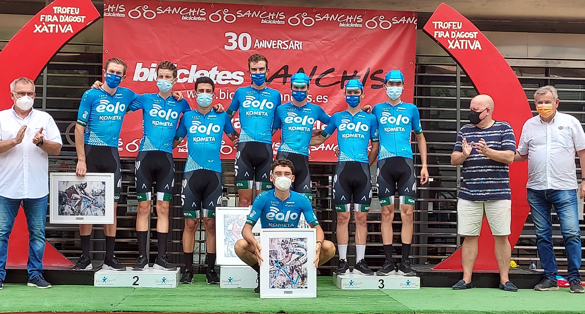 El sub23 manchego Fernando Tercero gana en Xàtiva y el británico Sutton Loouis lidera la Challenge