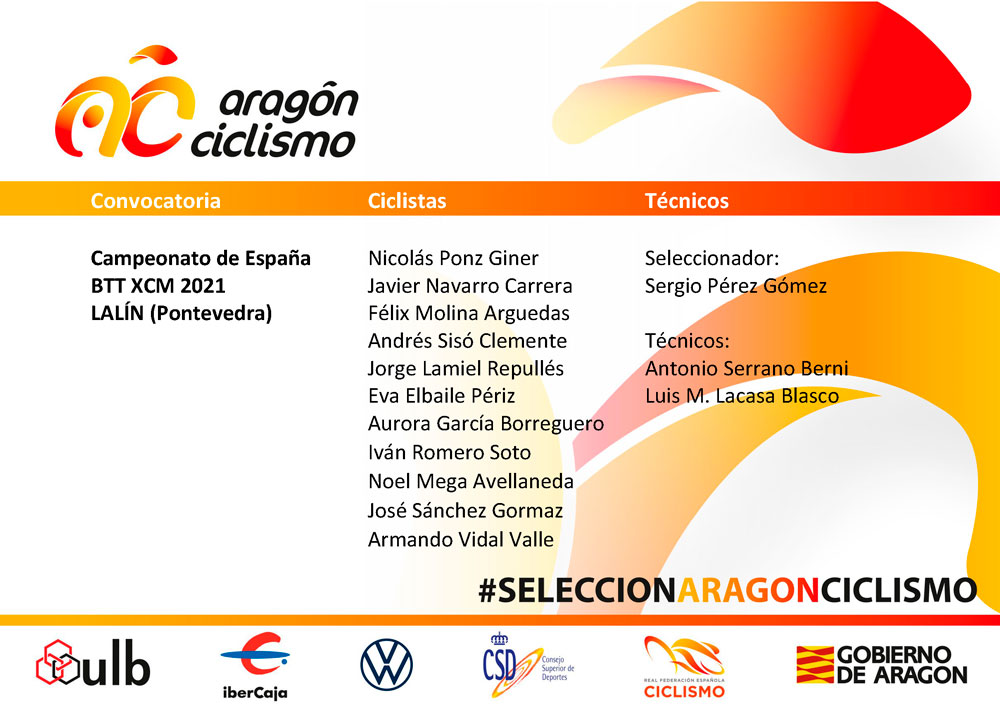 La Selección Aragonesa ya se encuentra en Lalín para la disputa del Campeonato de España de XC Maratón