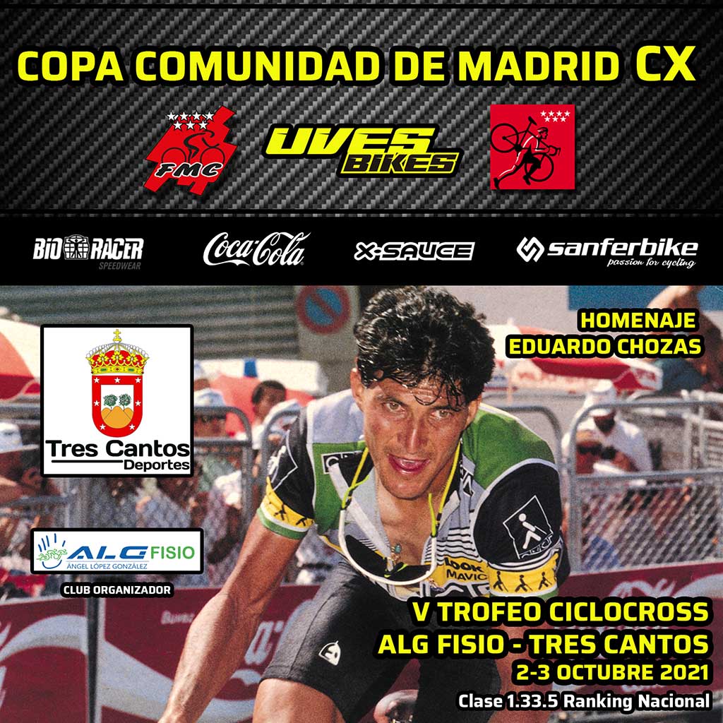Lista la web con toda la información de la XVII Copa Comunidad de Madrid de ciclocross 2021-22
