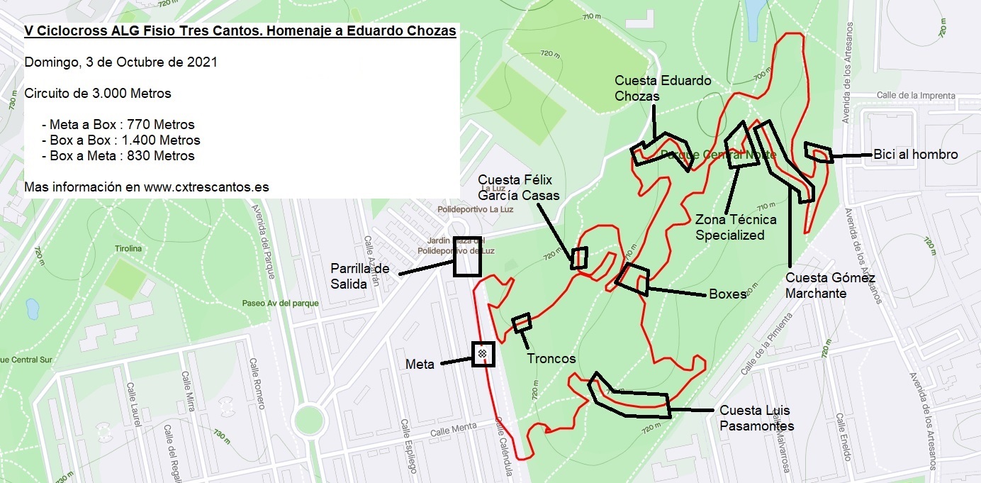 Tres Cantos, primera prueba de la XVII Copa Comunidad de Madrid de Ciclocross