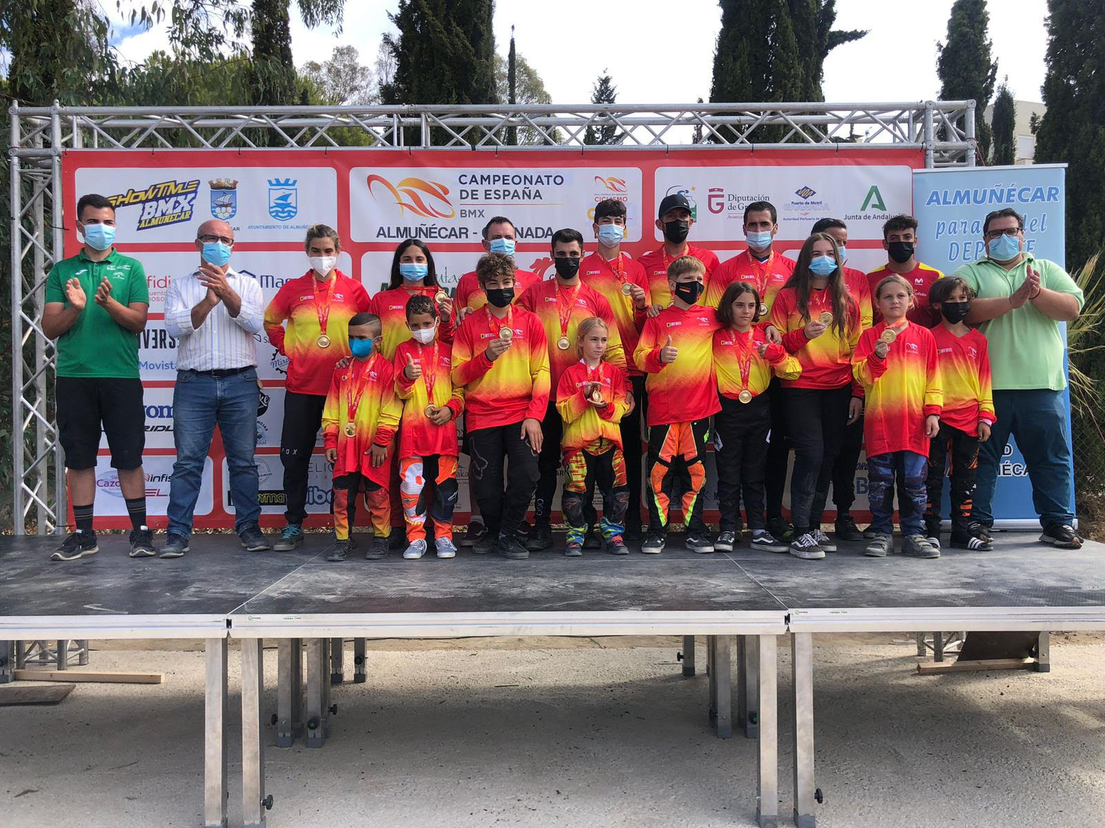 La Selección Andaluza brilla en la segunda jornada del Campeonato España BMX 2021