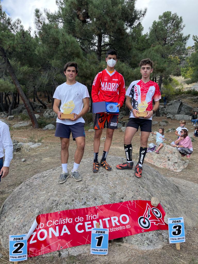 Zarzalejo coronó a los nuevos campeones madrileños de  trial bici