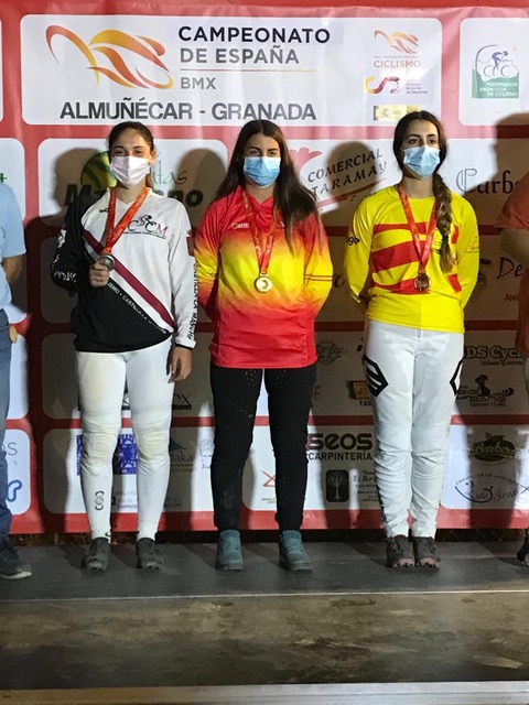 Aragón consigue tres oros en los Campeonatos de España BMX