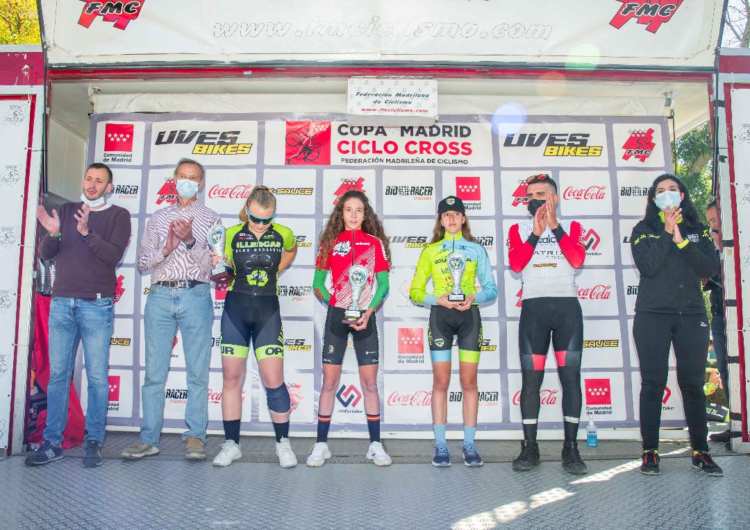 Noelia Ortiz y Aarón Cordero, victorias peleadas en el ciclocross de Mejorada del Campo