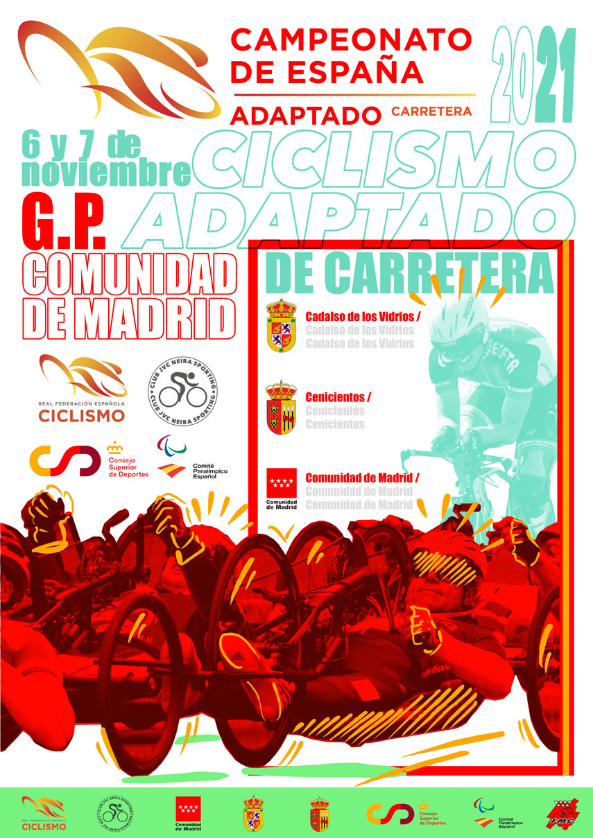 Máximas aspiraciones en los Nacionales para la Selección Madrileña de Ciclismo Adaptado en ruta