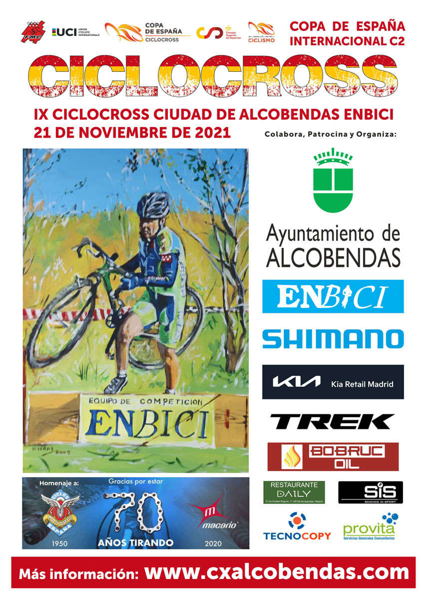 La Copa de España de ciclocross regresa a Madrid el próximo Domingo 21 de Noviembre con el IX G.P. Ciudad de Alcobendas