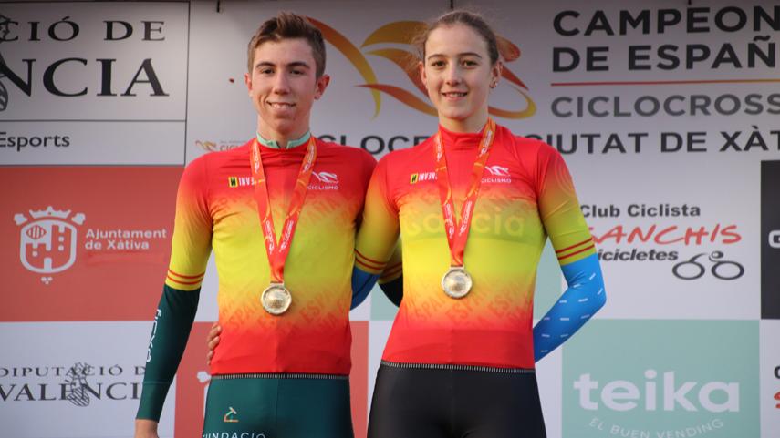 Maria-Filgueiras-y-David-Ivars-nuevos-campeones-de-Espana-cadetes-de-Ciclocross