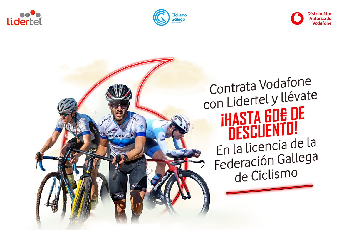 Campaña de Lidertel e a Federación Ciclismo Galego