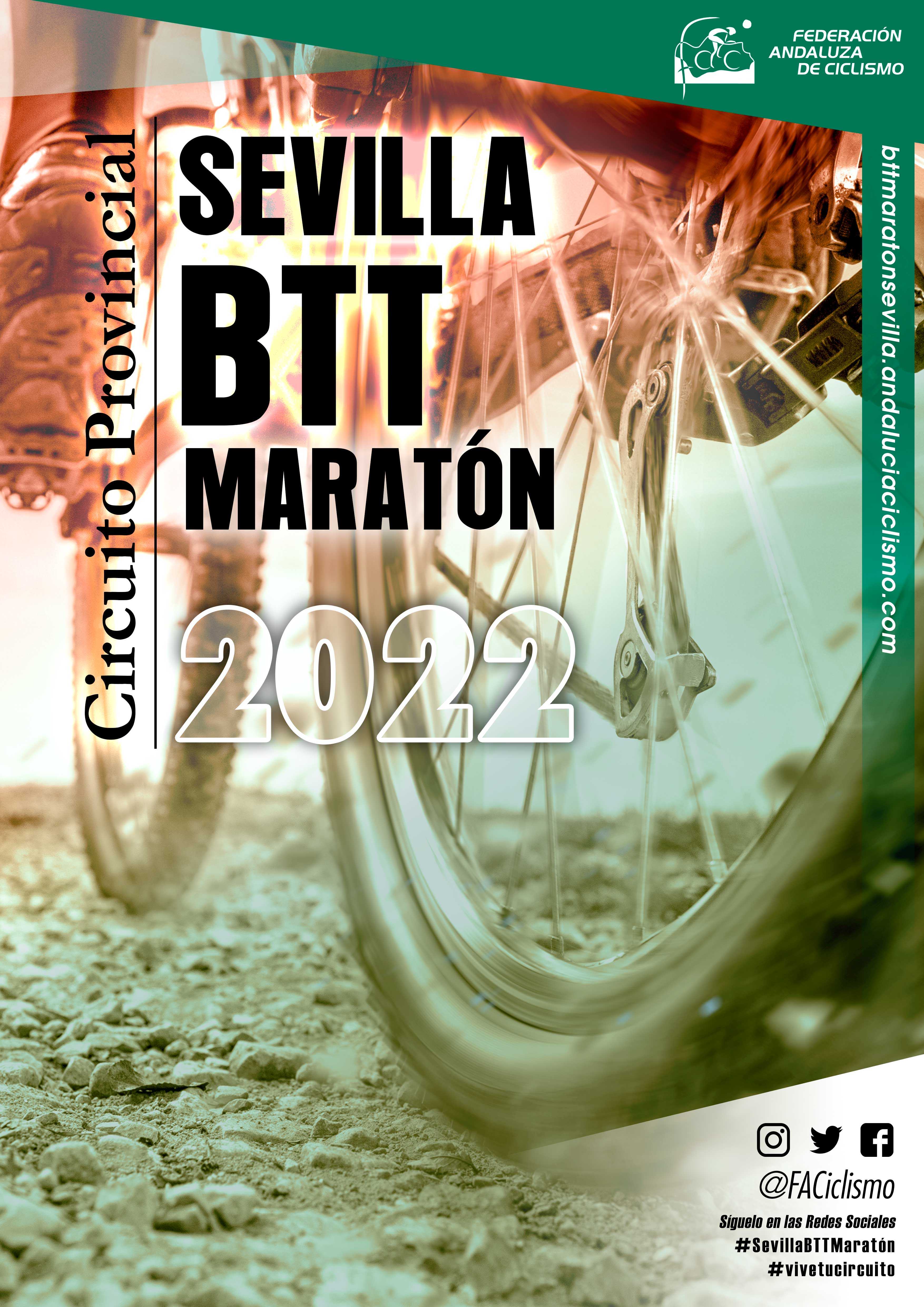 Fechas de los Circuitos Provinciales de Sevilla BTT Maratón y Media Maratón 2022